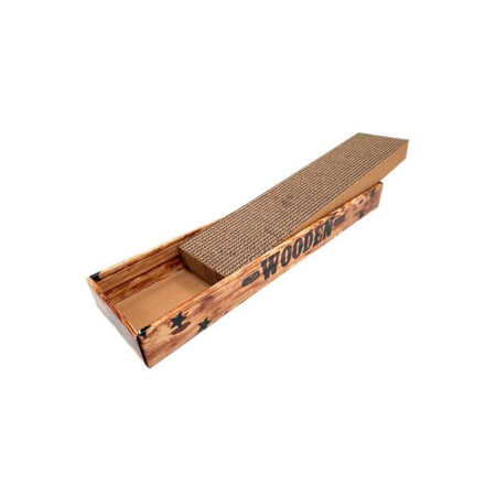 Rascador de carton wooden para gato