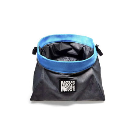 Comedero max y molly de viaje azul para perro