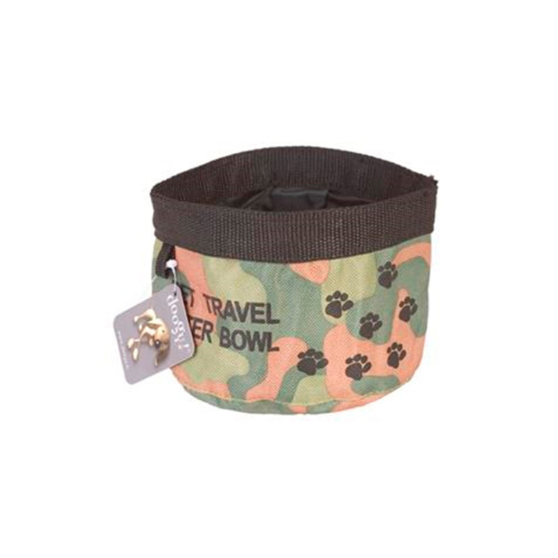 Comedero flexible camuflaje para perro