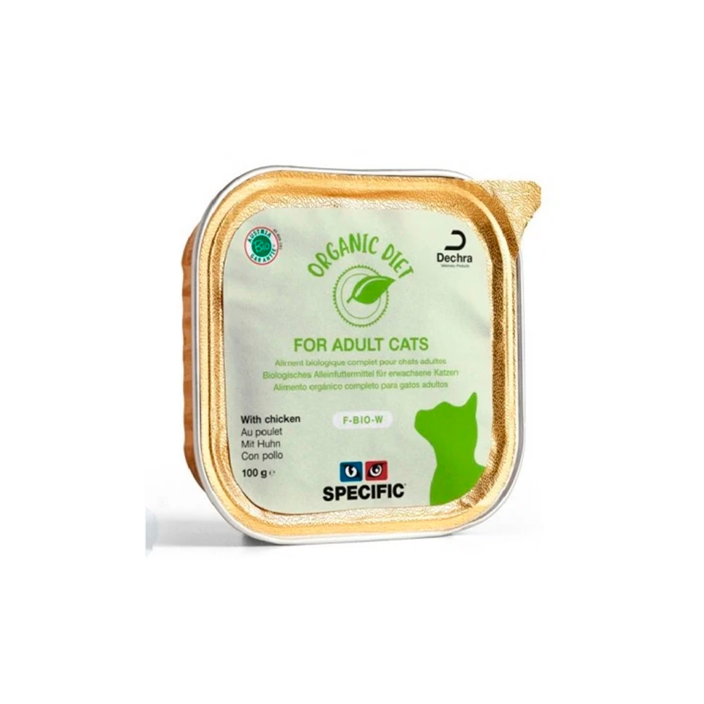 Specific gato f-bio-w organic chicken 100gr