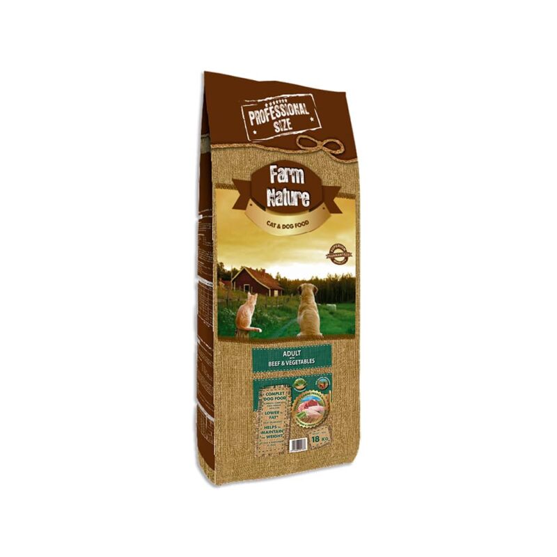 Farm nature Buey con Verduras para perro 2.5 - 18KG - Imagen 3