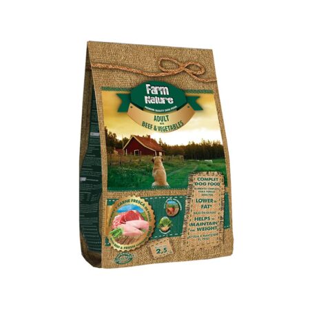 Farm nature Buey con Verduras 2.5 Kg para perro