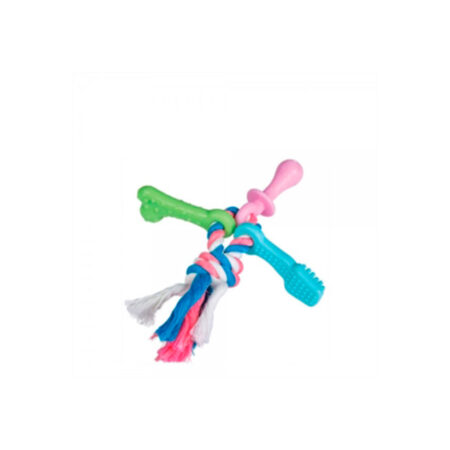 juguete de cuerda para cachorro llavero tpr