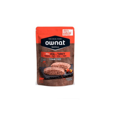 Lata ownat gato wetline veal and turkey 85gr
