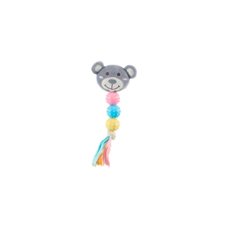 Juguete sonajero de peluche oso para perro