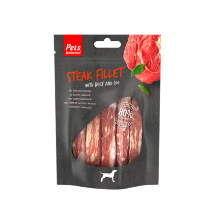 STEAK FILLET PETS UNLIMITED BEEF 100g