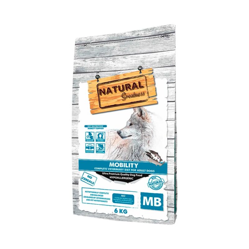 Dieta veterinaria natural greatness Mobility para perro 2 - 6KG - Imagen 2