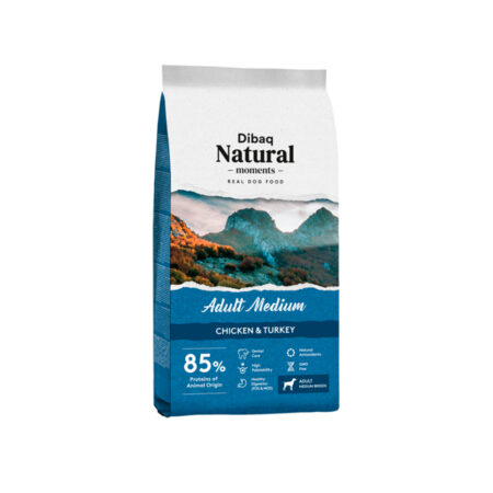 dibaq natural moments perro adulto medium