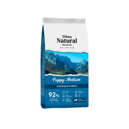 Dibaq natural moments perro cachorro medium