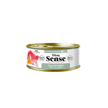 dibaq sense lata gato frain free atun con conejo