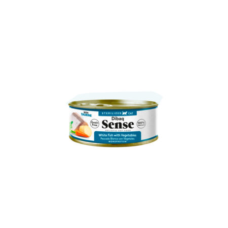 lata dibaq sense gato grain free pescado blanco con vegetables