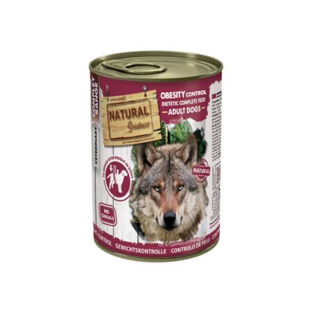 lata natural greatness dieta veterinaria Obesity Control 400 gr para perro
