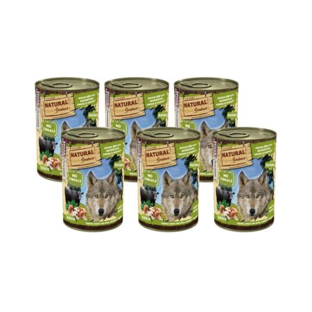 Natural greatness Ternera Angus con Setas, Jengibre y Romero para perro 400 gr
