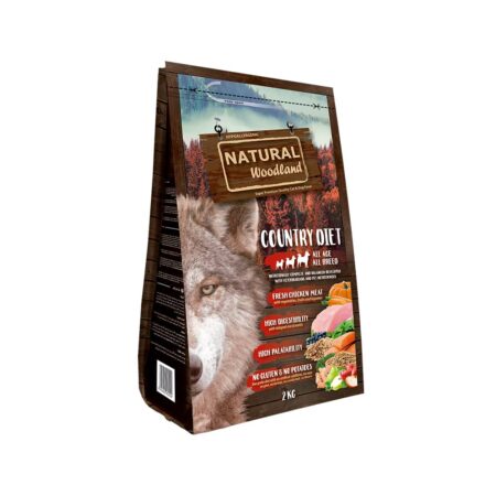 natural woodland country diet 2 kg perro