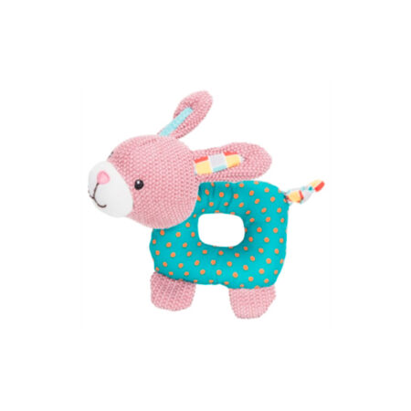 Peluche conejo junior para cachorros, con sonido
