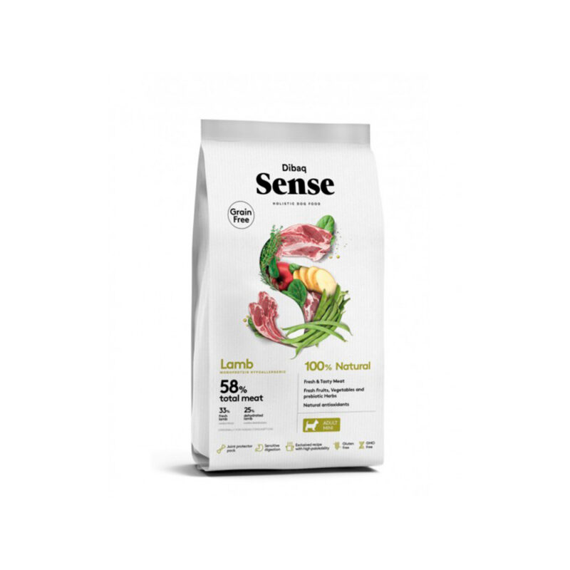 dibaq sense perro grain free cordero mini