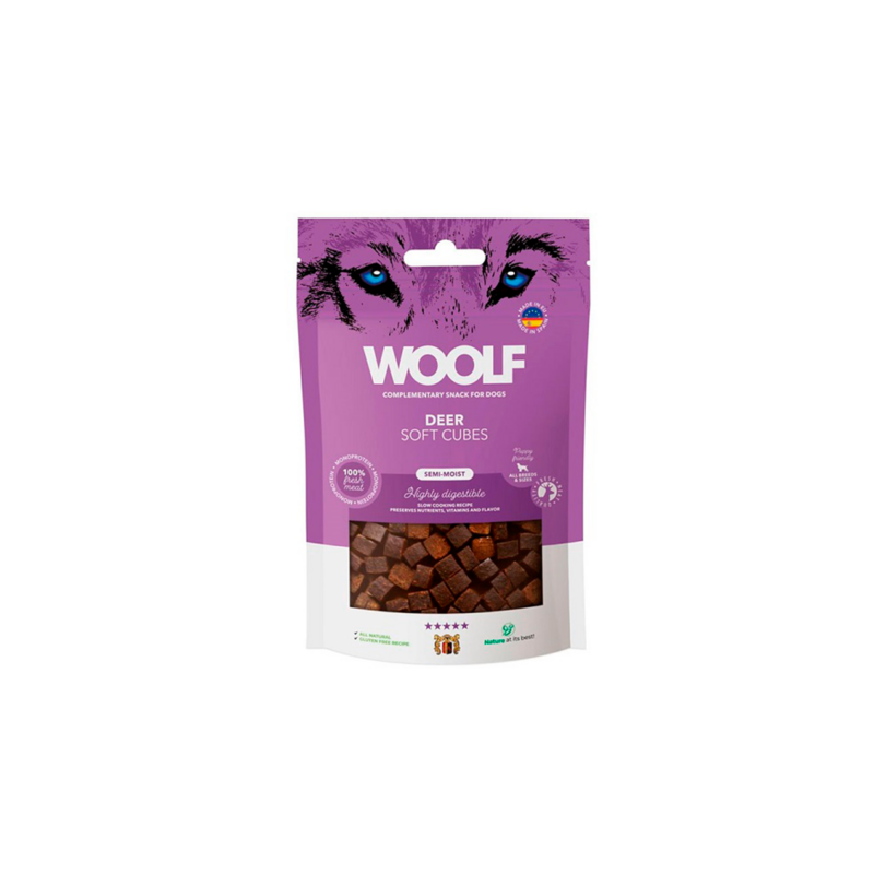 WOOLF SNACK SEMIHUMEDO CIERVO