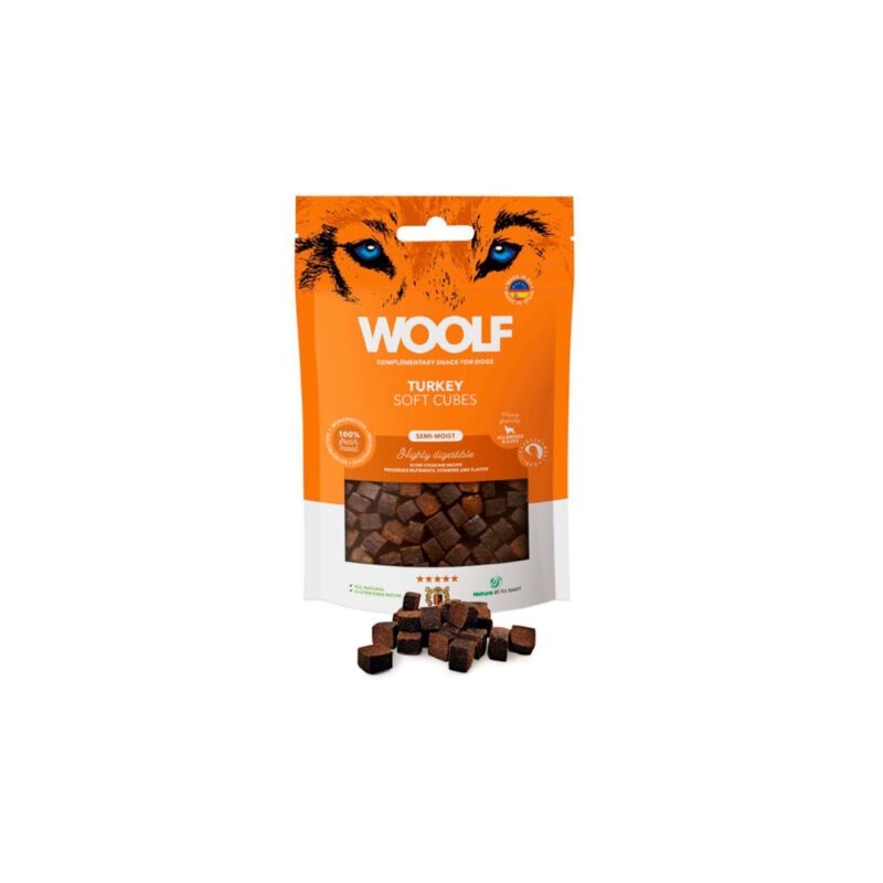 WOOLF-SNACK-SEMIHUMEDO-PAVO-100GR