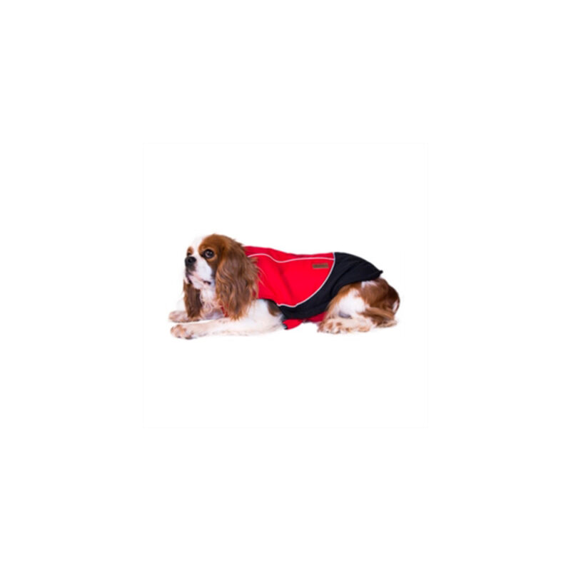 ABRIGO CALGARY ROJO-NEGRO