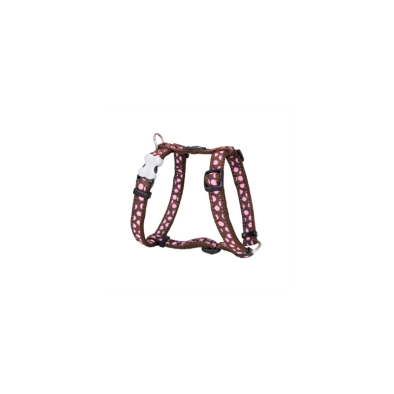 ARNES RED DINGO FANTASIA MARRON CON PUNTOS ROSA