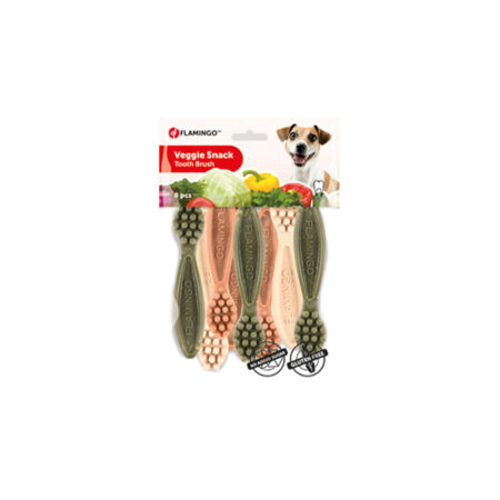 Blister Cepillo dientes veggie snack 10cm