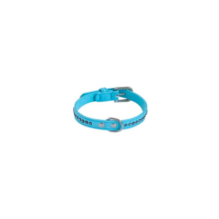 COLLAR DOOGY GLAMOROUS 1 RANGO AZUL