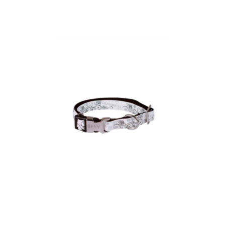 COLLAR ENVY FOREVER AJUSTABLE BLANCO 15mm 30 - 42cm
