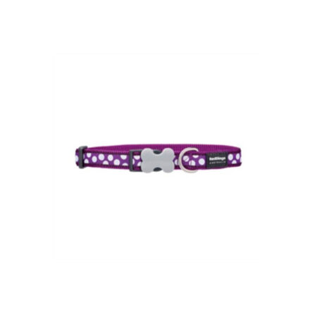 COLLAR RED DINGO FANTASIA MORADO CON PUNTOS BLANCOS