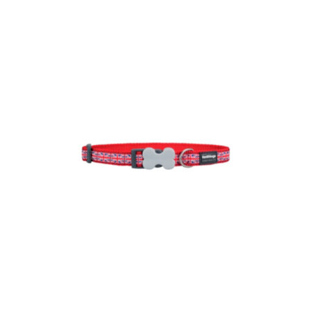COLLAR RED DINGO FANTASIA UNION JACK ROJO