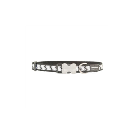 COLLAR RED DINGO REFLECTANTE ZIGGY NEGRO