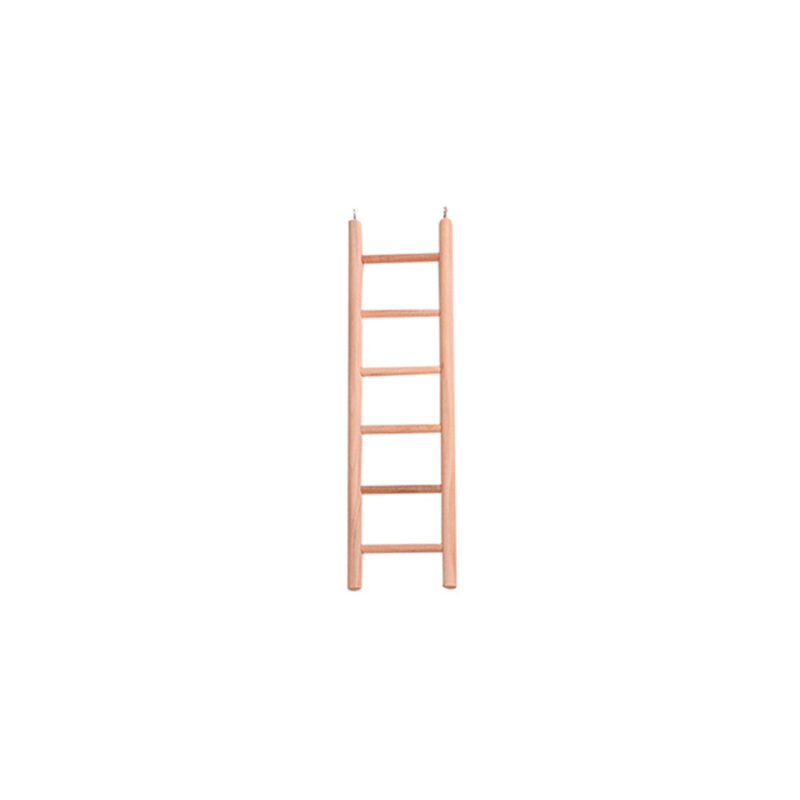 Escalera de madera con 6 escalones