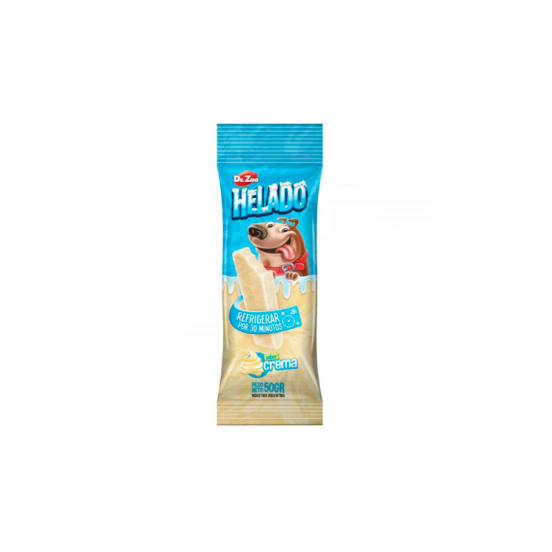 HELADO PARA PERRO DOCTOR ZOO SABOR CREMA 50Gr