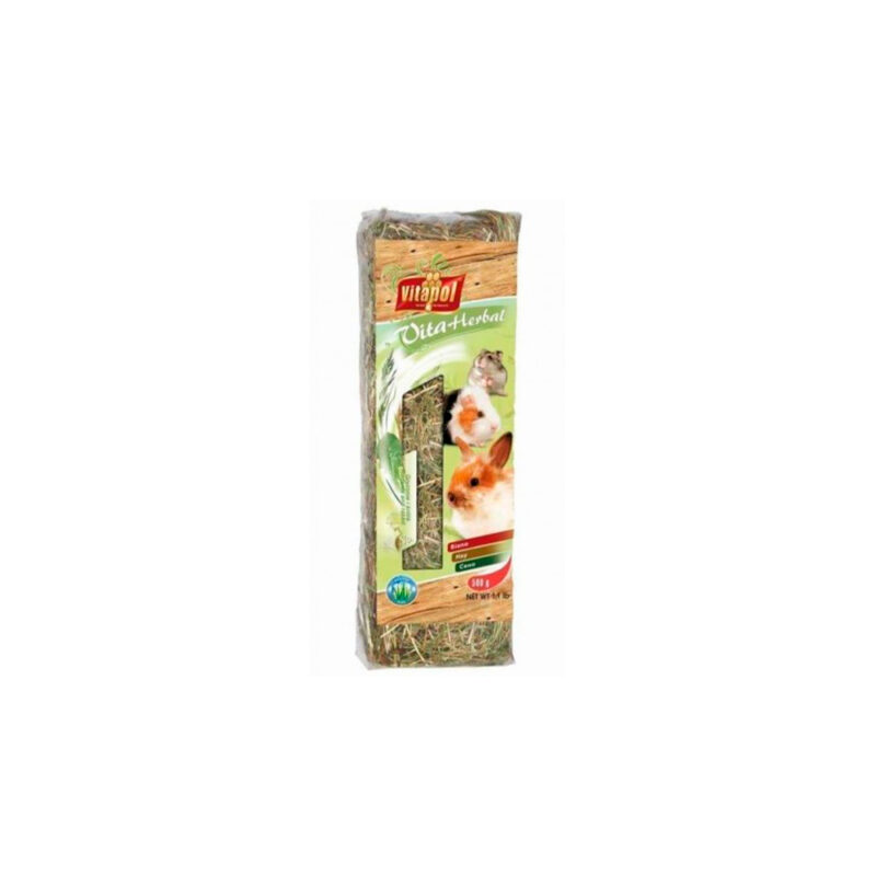 HENO CON MANZANILLA PARA CONEJOS Y ROEDORES 500G
