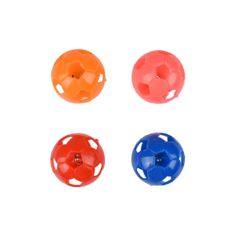 Blíster de 4 pelotas con cascabel