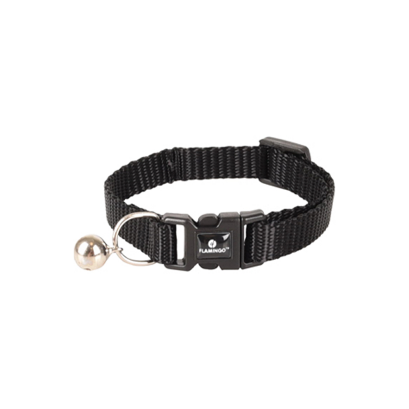 COLLAR PARA GATITO ZIGGI NEGRO 15-22CM 10M