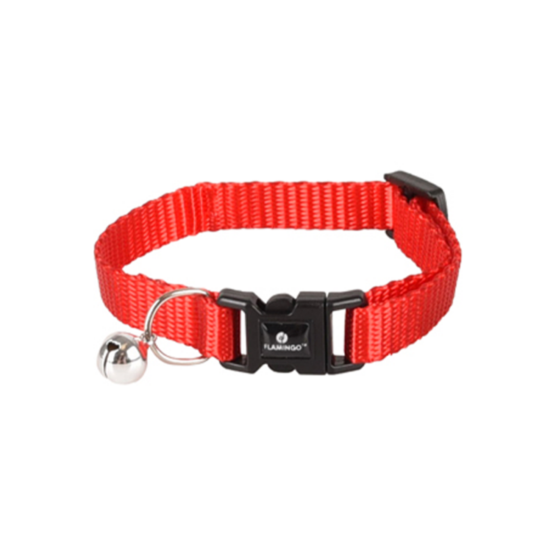 COLLAR PARA GATITO ZIGGI ROJO 15-22CM 10M