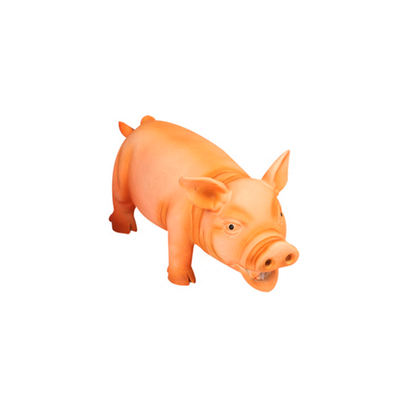 Cerdo naranja con sonido