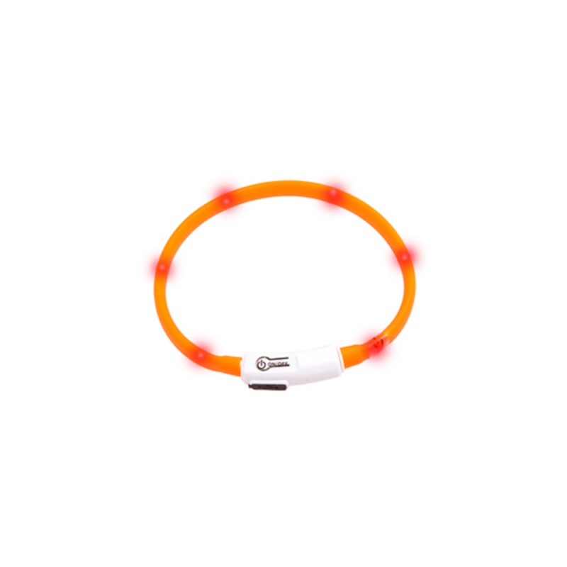 Collar led Naranja
