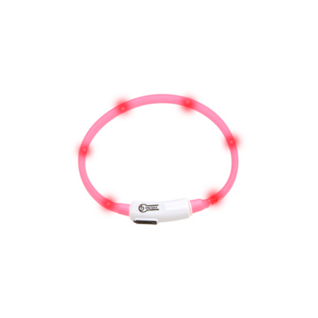 Collar led Rosa