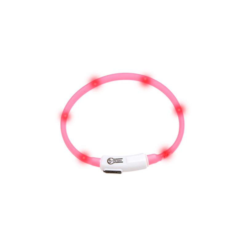 Collar led Rosa