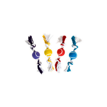 Cuerda de algodón con pelota de tenis