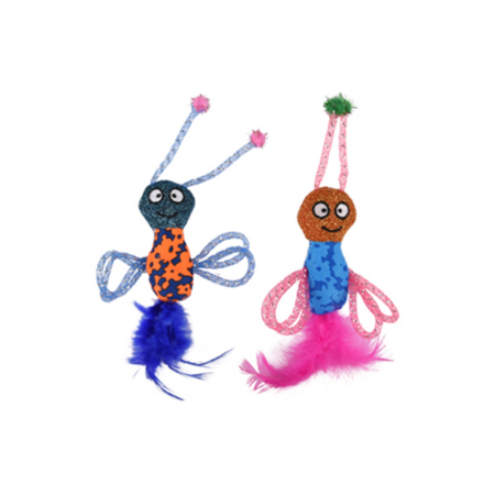 Juego abeja con pluma