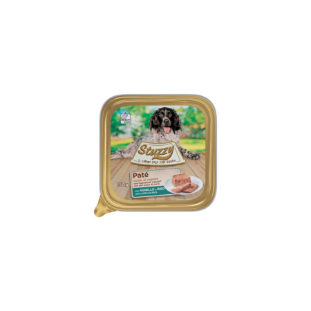 Mister Stuzzy Dog Tarrinas Aluminio Cordero con arroz 150 gr