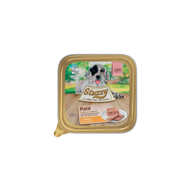 Mister Stuzzy Dog Tarrinas Aluminio Puppy con Pollo 150 gr