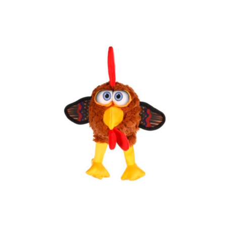 PELUCHE POLLO MARRON