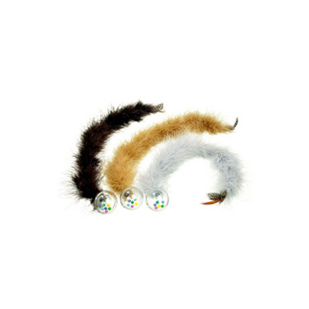 Pelota con pluma