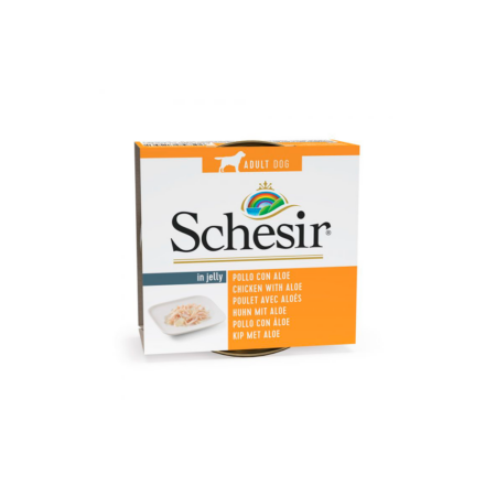 Schesir Lata Filetes de pollo con aloe 150g