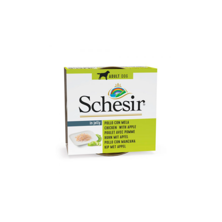 Schesir Lata Filetes de pollo con manzana 150g