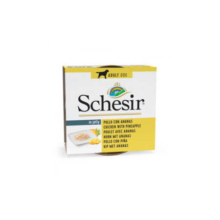 Schesir Lata Filetes de pollo con piña 150g