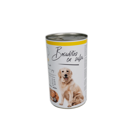 LATAS BOCADITOS 1230 GR SABOR POLLO
